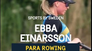 Meet Ebba Einarsson the talented Swedish Para rower [upl. by Trask]