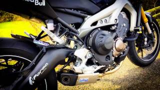 SOUNDCHECK  LeoVince Underbody  Yamaha MT09 [upl. by Horacio]