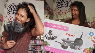 Non stick cookware set මේ ගානට අපෙන් විතරයි 🤩 [upl. by Anele]