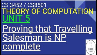 57 Proving TSP is NP complete in Tamil [upl. by Schumer]