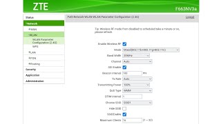 Cara ganti sandi wifi zte F663NV3A [upl. by Anilac]