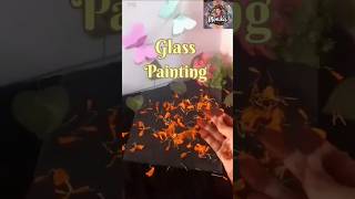 quotTransform Your Glass 60Second Artquot glasspainting art shorts satisfying monikamakes [upl. by Delinda632]