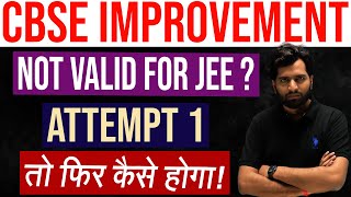 CBSE Improvement Exam 2024 Exam and JEE Criteria  CBSE Private Improvement [upl. by Annaul]