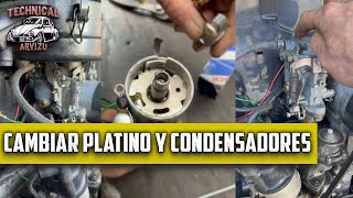 Como cambiar un PLATINO y CONDENSADOR de Vocho VW video completo 🤙 [upl. by Mcquillin525]