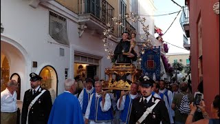 Festa patronale ad Anacapri la processione di SantAntonio [upl. by Girand]