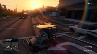 GTA 5 Cheats  Spawn caddy golf cart XBOX amp Playstation [upl. by Erreip]