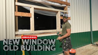 New Window Installation in an Old Building [upl. by Shelburne]