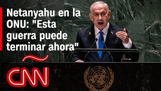 Discurso completo de Netanyahu en la Asamblea de la ONU quotLucharemos hasta que logremos la victoriaquot [upl. by Taddeo]