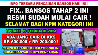 RESMI❗ BANTUAN SOSIAL TAHAP 2 CAIR MULAI HARI INI  ADA SALDO MASUK KKS BANK LAGI 600000 amp 200000 [upl. by Aerdno801]