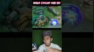 Build Cyclops One Hit Damagenya Bisa Sesakit Ini 😱🤔 mobilelegends mlbb mobilelegendsid [upl. by Marsland]