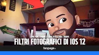 Come funzionano i nuovi filtri fotografici di iOS 12 che sfruttano la realtà aumentata [upl. by Barcot]