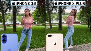 iPhone 16 Vs iPhone 8 Plus Camera Test Comparison [upl. by Eedebez]