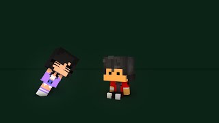 sussy baka meme cute aphmau and aaron cute minecraft animation [upl. by Marni]