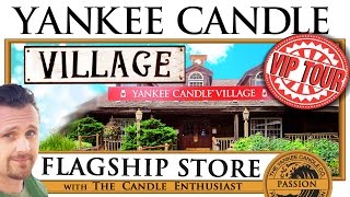 Yankee Candle Village  Guided TOUR  Flagship Store  ULTIMATE EXPERIENCE  South Deerfield  VLOG [upl. by Hsima]