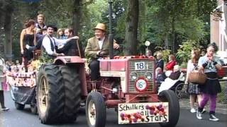 Kleurrijke versierde wagens in Volksfeestoptocht Aalten 2012 [upl. by Ahsilyt471]