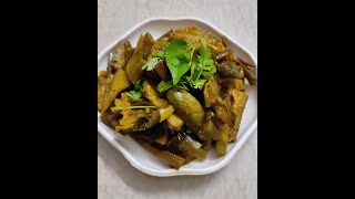 Vankaya Fry in Telugu Simple amp Tasty BrinjalFry Recipe yummy foodies and creations streertfood [upl. by Nicholl]