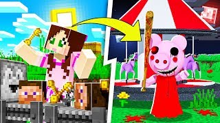 Minecraft PIGGY FACTORY TYCOON MAKE MONEY amp FIND THE CURE Modded MiniGame [upl. by Cassondra]