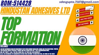 TOP FORMATION  HINDUSTAN ADHESIVES STOCK ANALYSIS  HINDUSTAN ADHESIVES SHARE [upl. by Htieh]