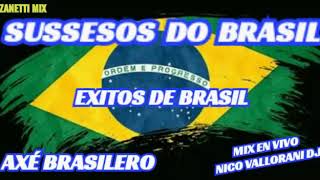 Sussesos Do Brasil Exitos de Brasil Axé Brasilero Mix En Vivo Nicolas Vallorani dj Zanetti Mix [upl. by Llebyram]