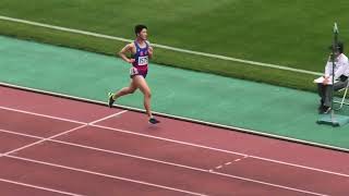 ２０２４年度 第４３回熊本市陸上競技選手権大会 男子１５００ｍ１組目 [upl. by Anilok]