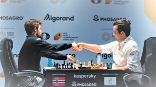 Magnus Carlsen vs Ian Nepomniachtchi  World Championship Match 2021 chess chessgame [upl. by Center715]