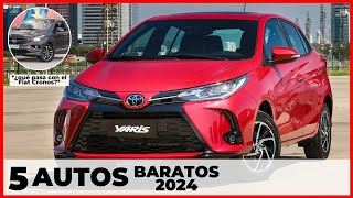 Los 5 Autos MÁS BARATOS del 2024 te vas a sorprender [upl. by Kurr]