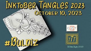 Unlocking the Hidden Beauty of Buldiz  Inktober Tangles Zentangle® Pattern [upl. by Nobe648]