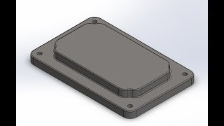 Beginners guide to SolidWorksThe top cover [upl. by Nylitsirk172]