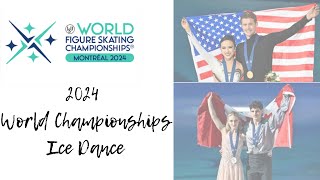 2024 World Championships Ice Dance [upl. by Tayyebeb]