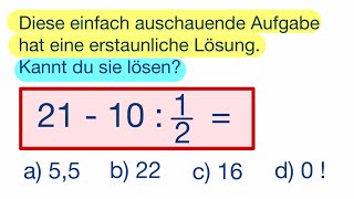 Diese einfach ausschauende Aufgabe hat eine erstaunliche Lösung Kannst du sie lösen [upl. by Ssilb]