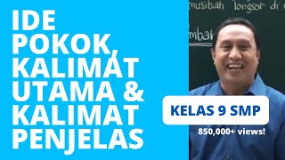 Ide Pokok Kalimat Utama dan Kalimat Penjelas  Bahasa Indonesia Quipper Video [upl. by Cahan736]