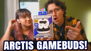 Steelseries Arctis GameBuds Unboxing amp First Thoughts [upl. by Anne593]