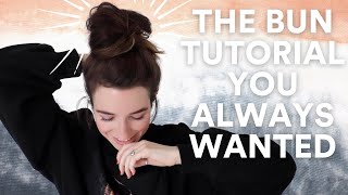 quick messy bun tutorial [upl. by Alberto]