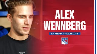 NYR 2024 Exit Day Alex Wennberg Media Availability  June 4 2024 [upl. by Nitsugua]