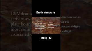 Earths Structure Plate Tectonics Earthquakes and Volcanism MCQ12   ShortsEarthStructureMCQ [upl. by Dominick254]