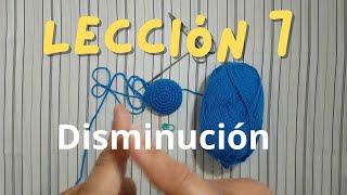 CÓMO HACER UNA DISMINUCIÓN a CROCHET Fácilmente Guía Paso a Paso 🧶🧵❤🤩 [upl. by Heinrich]