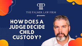 How Does a Judge Decide Child Custody  Houston Divorce Lawyer [upl. by Aihsena]