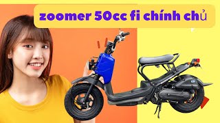 XE ĐỘC LẠ  honda zoomer 50cc fi chính chủ bao rút gốc sang tên  xe rin nguyên bản [upl. by Aryek]