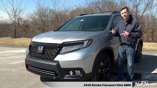 Review 2019 Honda Passport Elite AWD [upl. by Audras]