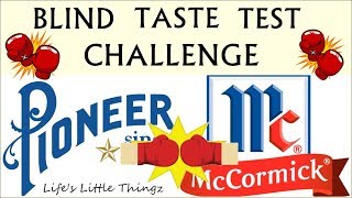 PIONEER VS McCORMICK in the Brown Gravy Taste Test Challenge [upl. by Burg]