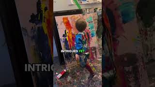 TwoYearOld Artist Sells Paintings for 7000–Laurent Schwartzs Amazing Talent shorts trending [upl. by Innavoig643]