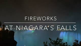 fireworks at Niagara falls Canada [upl. by Lirpa]