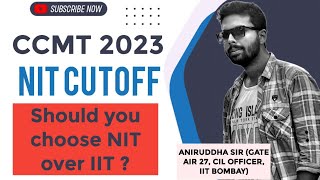 CCMT 2023  NIT Cutoffs Branch and Category wise aniruddhasir gate2023 ccmt nit mtech cutoff [upl. by Virgina]