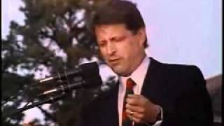 Al Gore Up and Down Speech 1992 ElectionWallDotOrgmp4 [upl. by Etti]