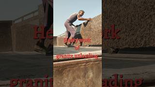 Hard Working Of Granite Unloading [upl. by Ready]