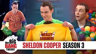 Unforgettable Sheldon Cooper Moments Season 3  The Big Bang Theory [upl. by Aleciram]