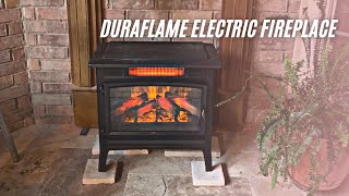 Customer Reviews Duraflame DFI501001 Electric Infrared Quartz Fireplace Stove with 3D Flame Effect [upl. by Laup]