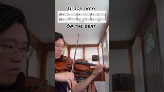 Grace Note violin violinclassicalmusic violinmusic music classicalviolin gracenote [upl. by Nelyaw]