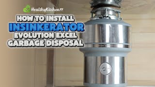 How to install the InSinkErator Evolution Excel 1 HP Garbage Disposal  Using Plumber’s Putty [upl. by Nanci]