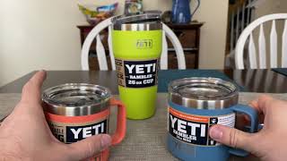 New Yeti Colors 2020 and New Lids Coral Pacific Blue and Chartreuse 4K [upl. by Onitnevuj27]